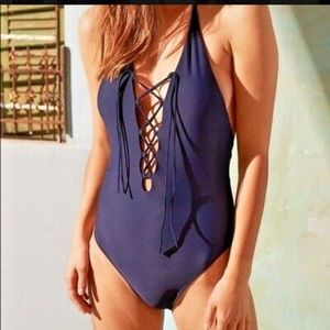 Aerie Navy Blue One piece